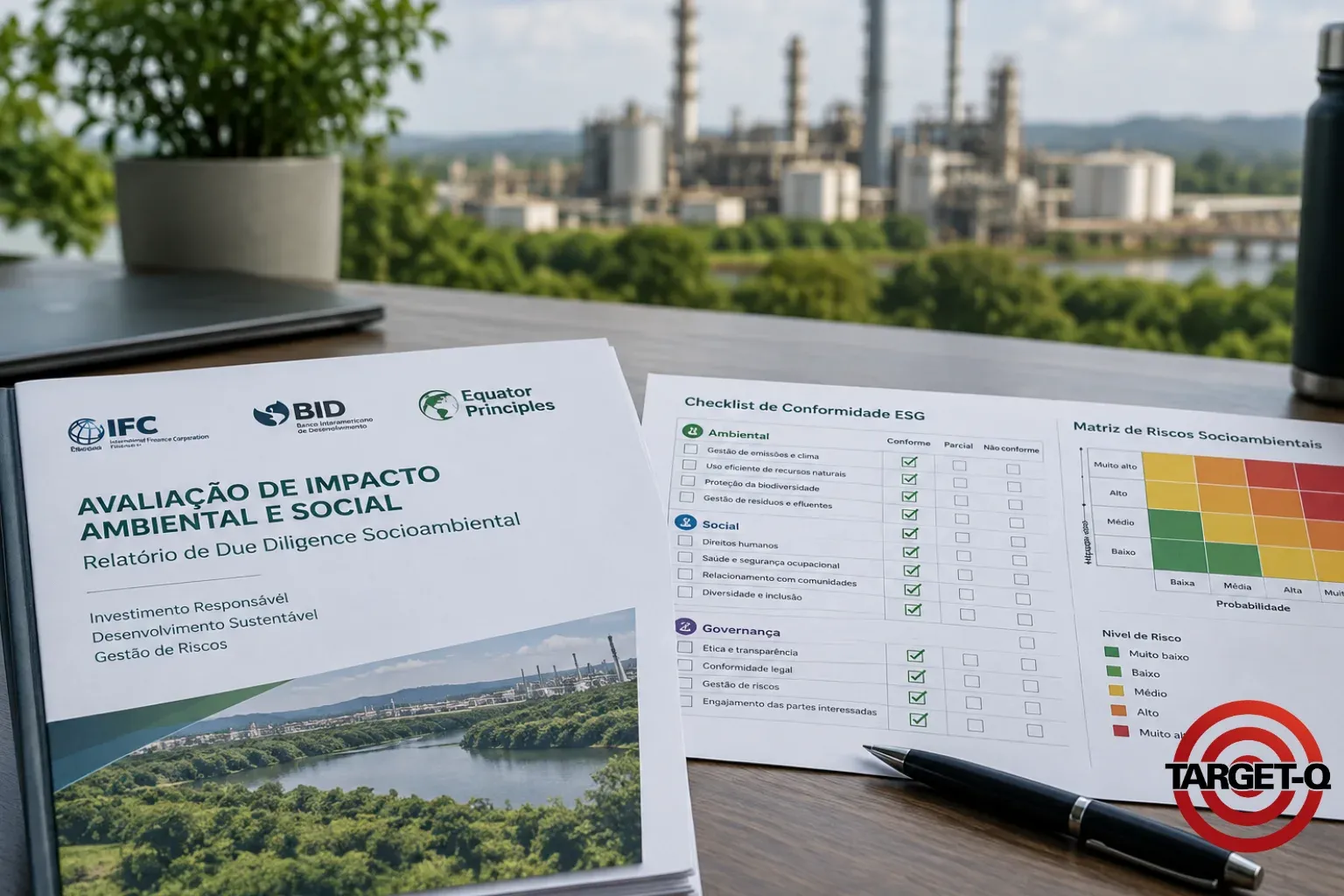 Relatório de avaliação de impacto ambiental e social e checklist de conformidade IFC e BID